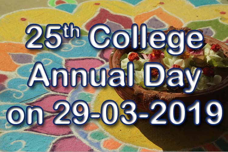 25th College Annual Day on 29-03-2019