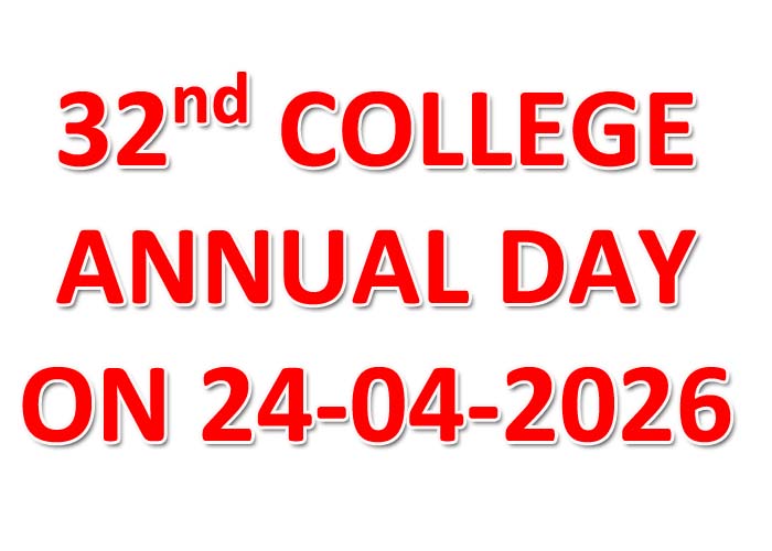 32nd College Annual Day on 24-04-2026
